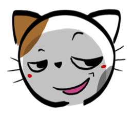 Tortoiseshell cat Sticker sticker #2758059