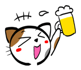 Tortoiseshell cat Sticker sticker #2758060