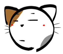 Tortoiseshell cat Sticker sticker #2758062