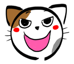 Tortoiseshell cat Sticker sticker #2758063