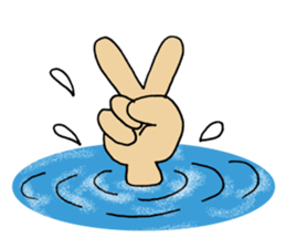 Water surface of the artist sticker #2758086