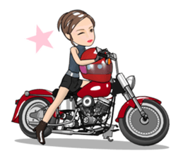 American type Motorcycle lover sticker #2758467