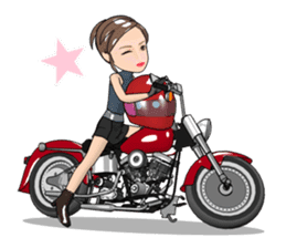 American type Motorcycle lover sticker #2758467