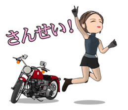 American type Motorcycle lover sticker #2758476