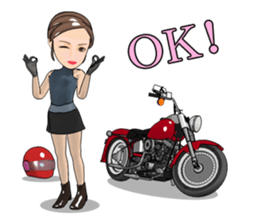 American type Motorcycle lover sticker #2758478