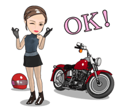 American type Motorcycle lover sticker #2758478