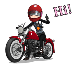 American type Motorcycle lover sticker #2758486