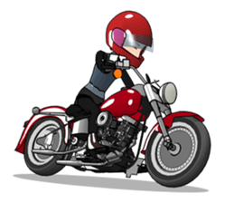American type Motorcycle lover sticker #2758489