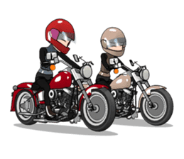 American type Motorcycle lover sticker #2758502