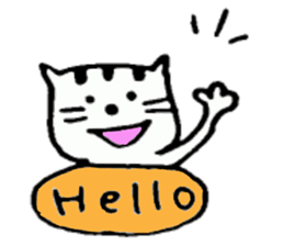 cat!!!! sticker #2758829