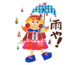 Glitter ribbon-chan sticker #2759571