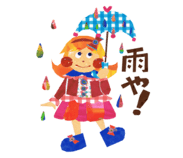 Glitter ribbon-chan sticker #2759571