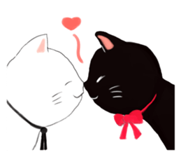 Black cat Kotaro sticker #2759808