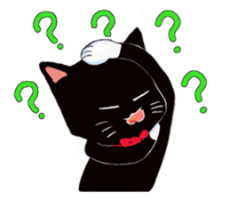 Black cat Kotaro sticker #2759813