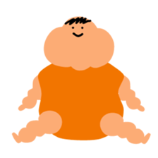 Chubby Pumpkin Baby sticker #2760595