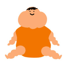 Chubby Pumpkin Baby sticker #2760595