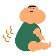 Chubby Pumpkin Baby sticker #2760596