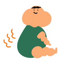 Chubby Pumpkin Baby sticker #2760596