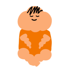 Chubby Pumpkin Baby sticker #2760600