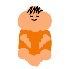 Chubby Pumpkin Baby sticker #2760600