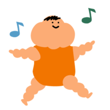 Chubby Pumpkin Baby sticker #2760604