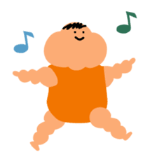 Chubby Pumpkin Baby sticker #2760604