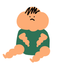 Chubby Pumpkin Baby sticker #2760605
