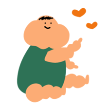 Chubby Pumpkin Baby sticker #2760608