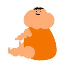 Chubby Pumpkin Baby sticker #2760609