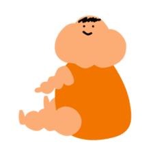 Chubby Pumpkin Baby sticker #2760609