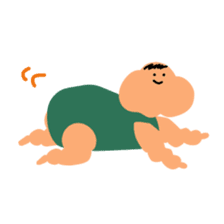Chubby Pumpkin Baby sticker #2760610