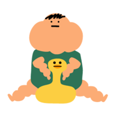 Chubby Pumpkin Baby sticker #2760612