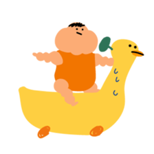 Chubby Pumpkin Baby sticker #2760618