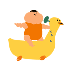 Chubby Pumpkin Baby sticker #2760618