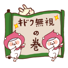 Message from the Ninja white bear