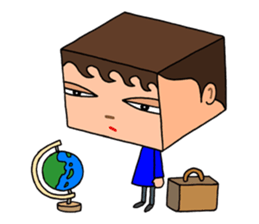 Cube face people sticker #2761491