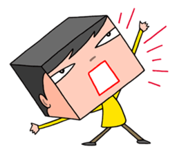 Cube face people sticker #2761497