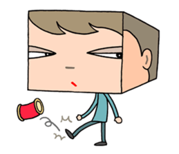 Cube face people sticker #2761498