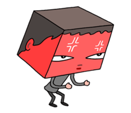 Cube face people sticker #2761505