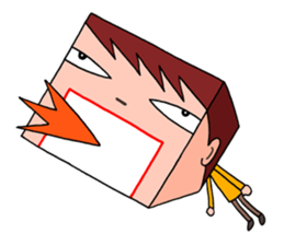 Cube face people sticker #2761514