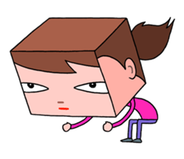 Cube face people sticker #2761516