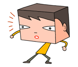 Cube face people sticker #2761517