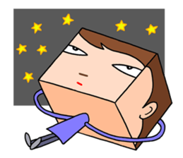 Cube face people sticker #2761519