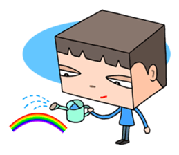 Cube face people sticker #2761520