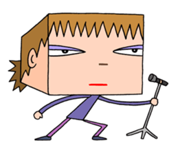 Cube face people sticker #2761525