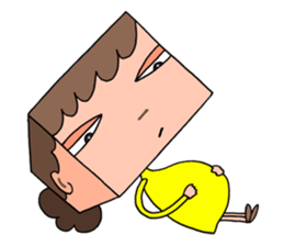 Cube face people sticker #2761529