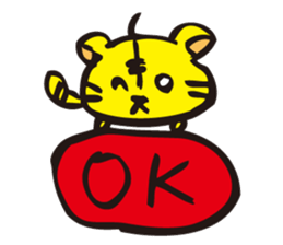 Tiger to win sticker #2761705