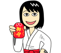 Japanese shrine meiden Mirai-chan sticker #2761856