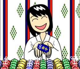 Japanese shrine meiden Mirai-chan sticker #2761865