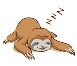 Mr.slothy sticker #2762059